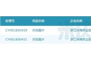 华海将拿下重磅首仿原研药企独占市场破局